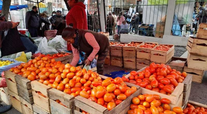 Una feria eventual en la ciudad de La Paz. Foto: Redes sociales.