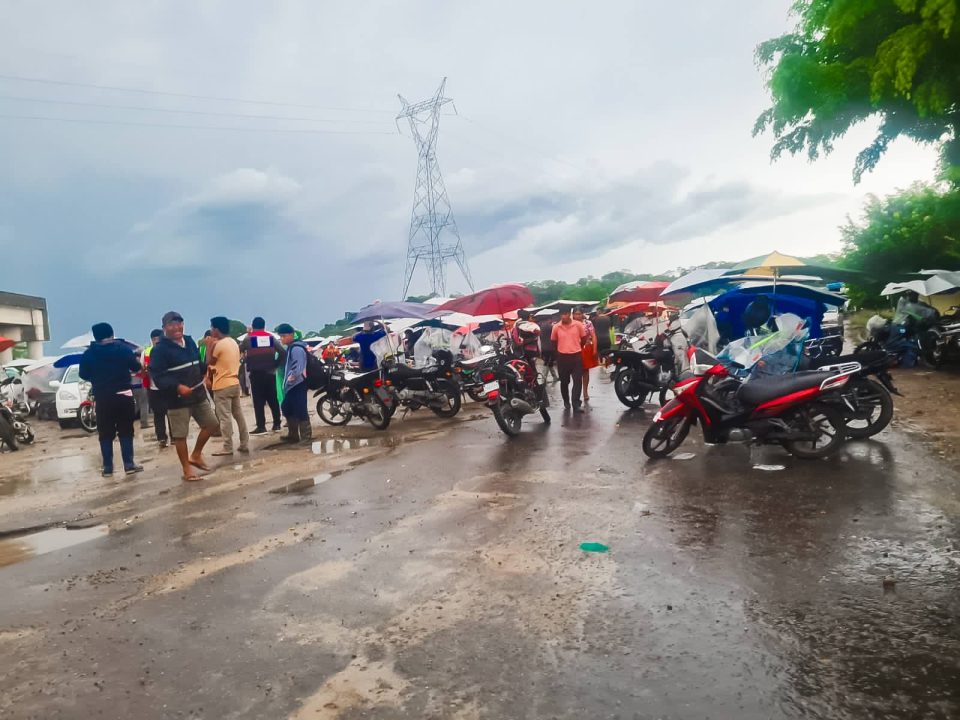 Transporte Libre levantó los puntos de bloqueo. Foto: RRSS