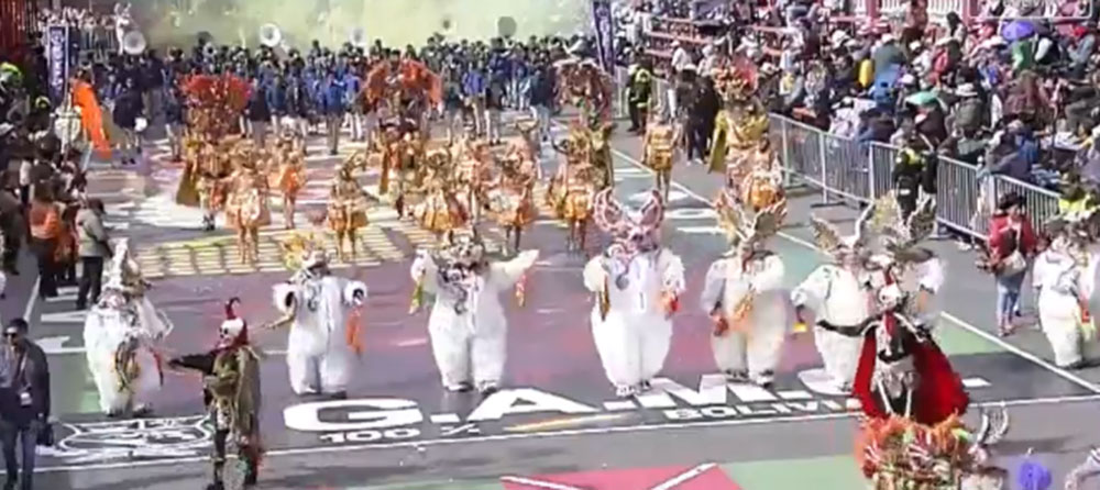 Entrada del Carnaval de Oruro. Foto: captura video