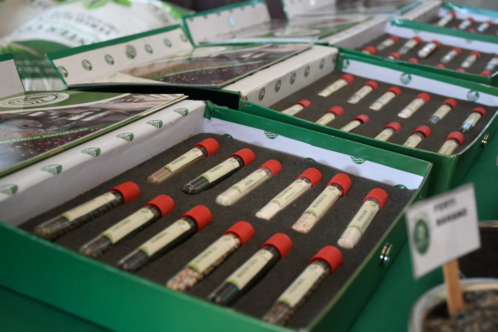 Producto de la planta de producción de fertilizantes minerales bioactivados en Cochabamba. Foto: GADC.