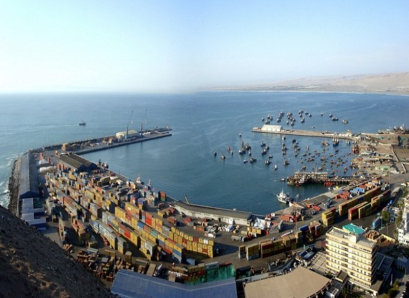 El puerto chileno de Arica. Foto: Redes sociales.