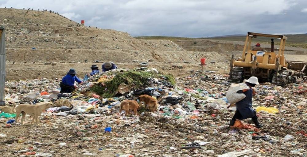 Imagen referencial del relleno sanitario de Villa Ingenio en El Alto. Foto: internet