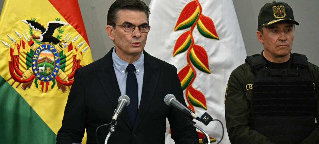 El presidente Rodrigo Paz, en conferencia de prensa tras la captura de Sebastián Marset.