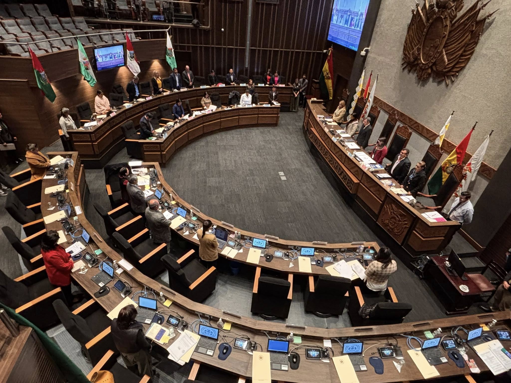 Sesión en el Legislativo. Foto: Archivo/Cámara de Senadores
