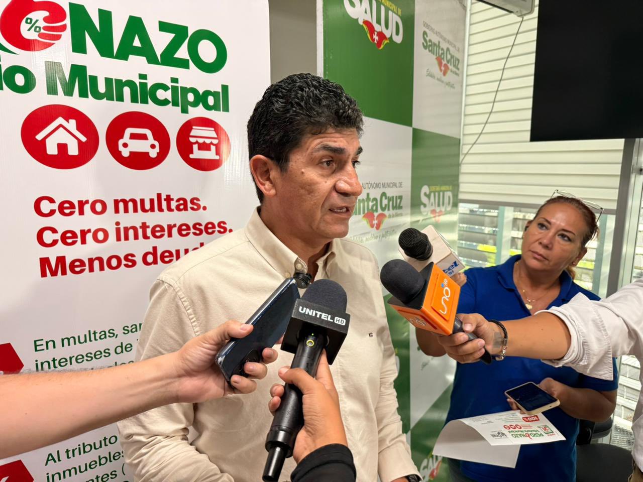 Boris Peñaloza, director general de Administración Tributaria del municipio cruceño. Foto: GAMSCS