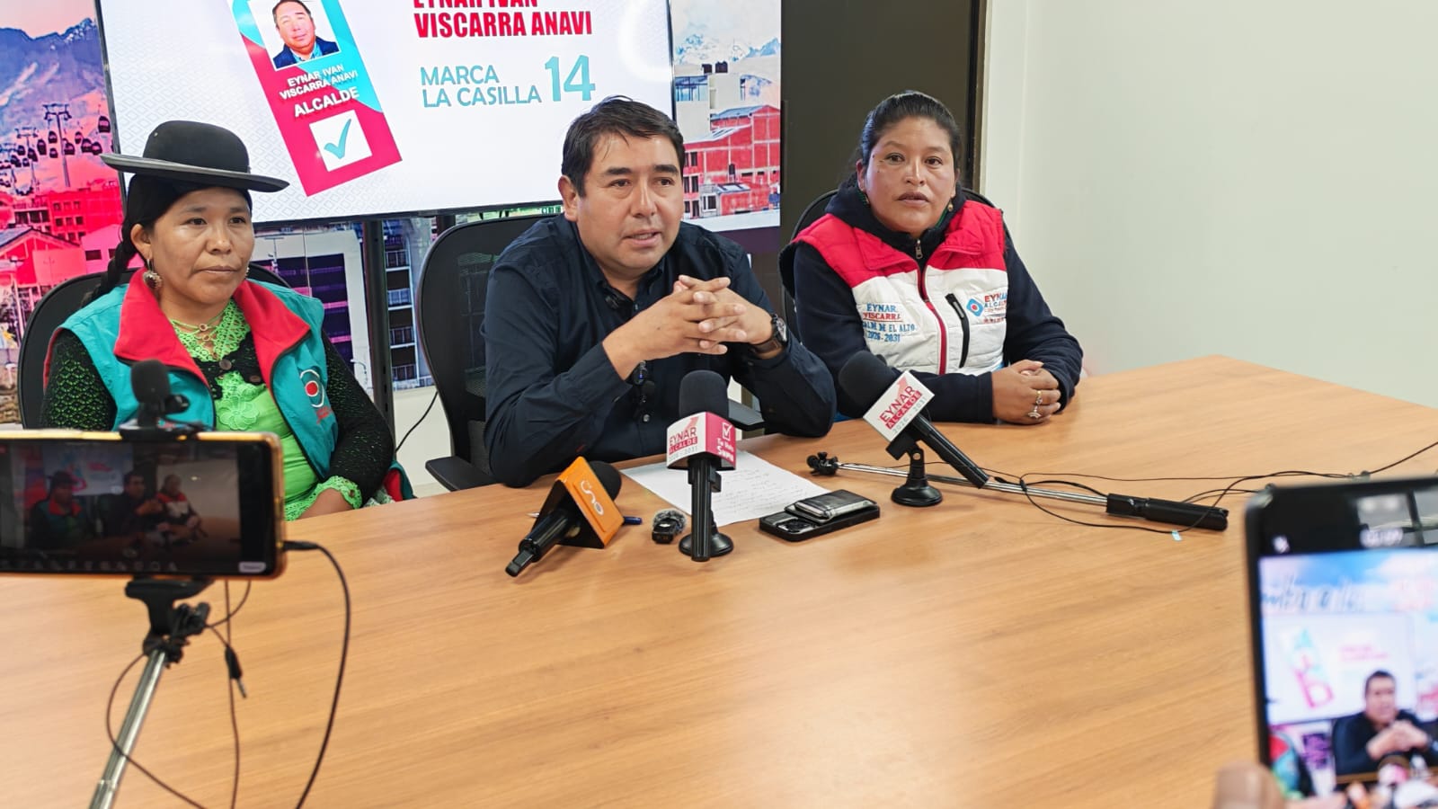 El candidato Eynar Viscarra. Foto: SPBC