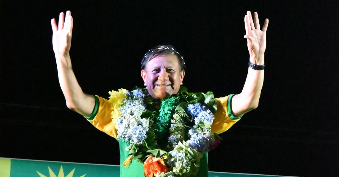 El candidato de ASP, Augusto Oblitas.