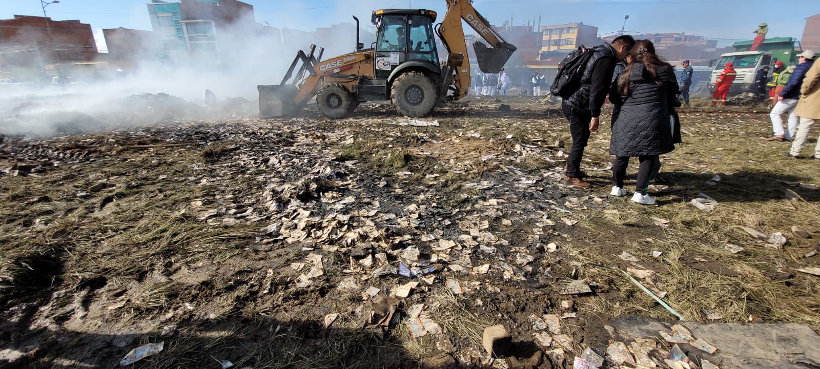 La Fiscalía y la Policía investigan el caso del siniestro aéreo. Foto: FGE