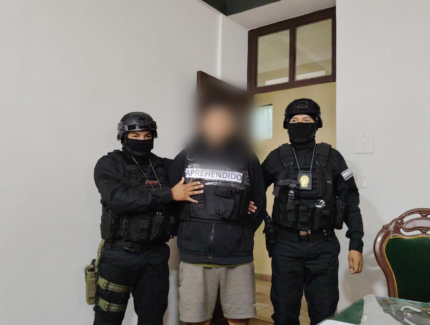 Acusado de feminicidio en Bermejo es capturado. Foto: Fiscalía General del Estado.