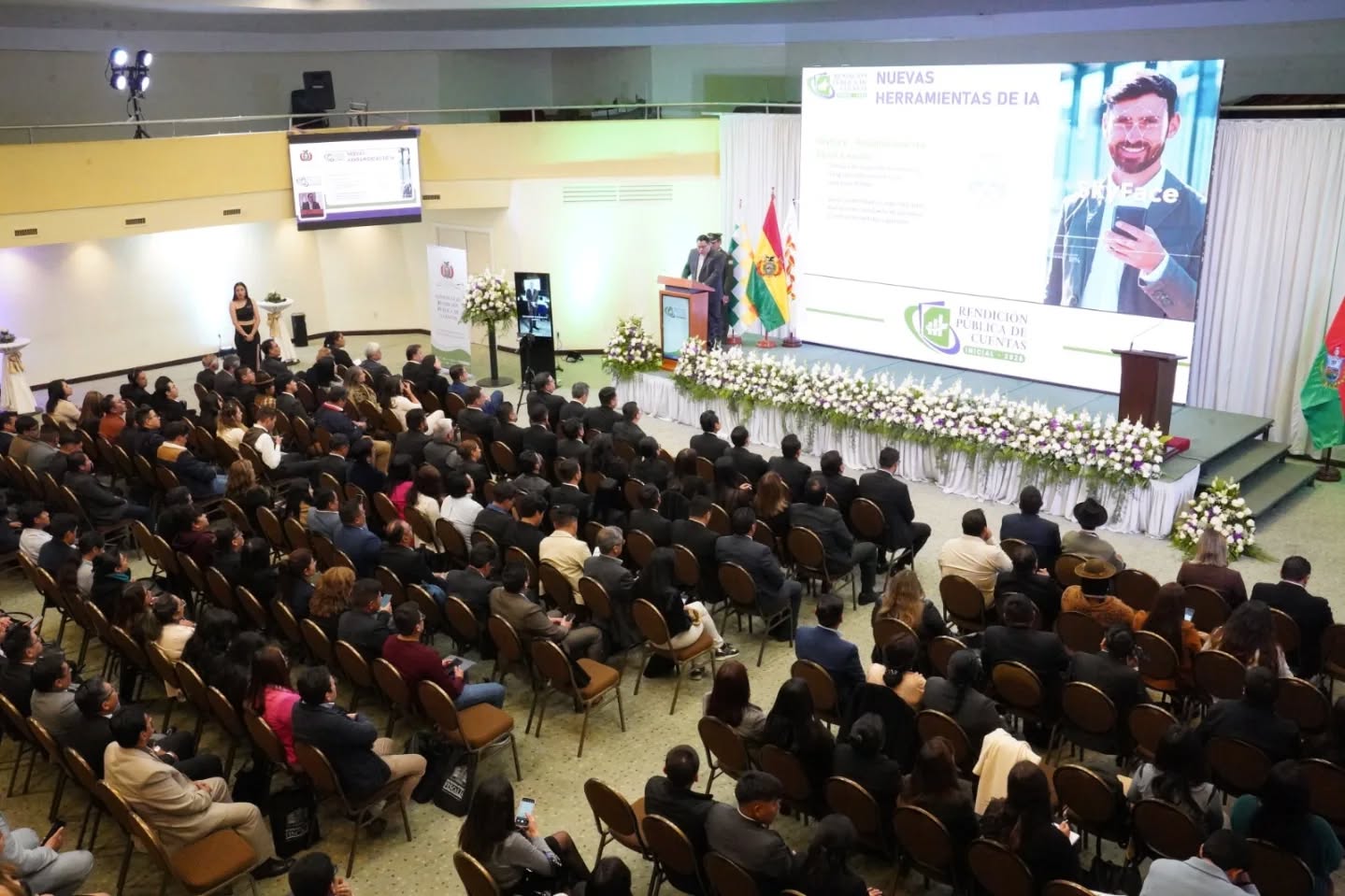 Audiencia de Rendición Pública de Cuentas Inicial 2026 de la Fiscalía General del Estado. Foto: Fiscalía General.