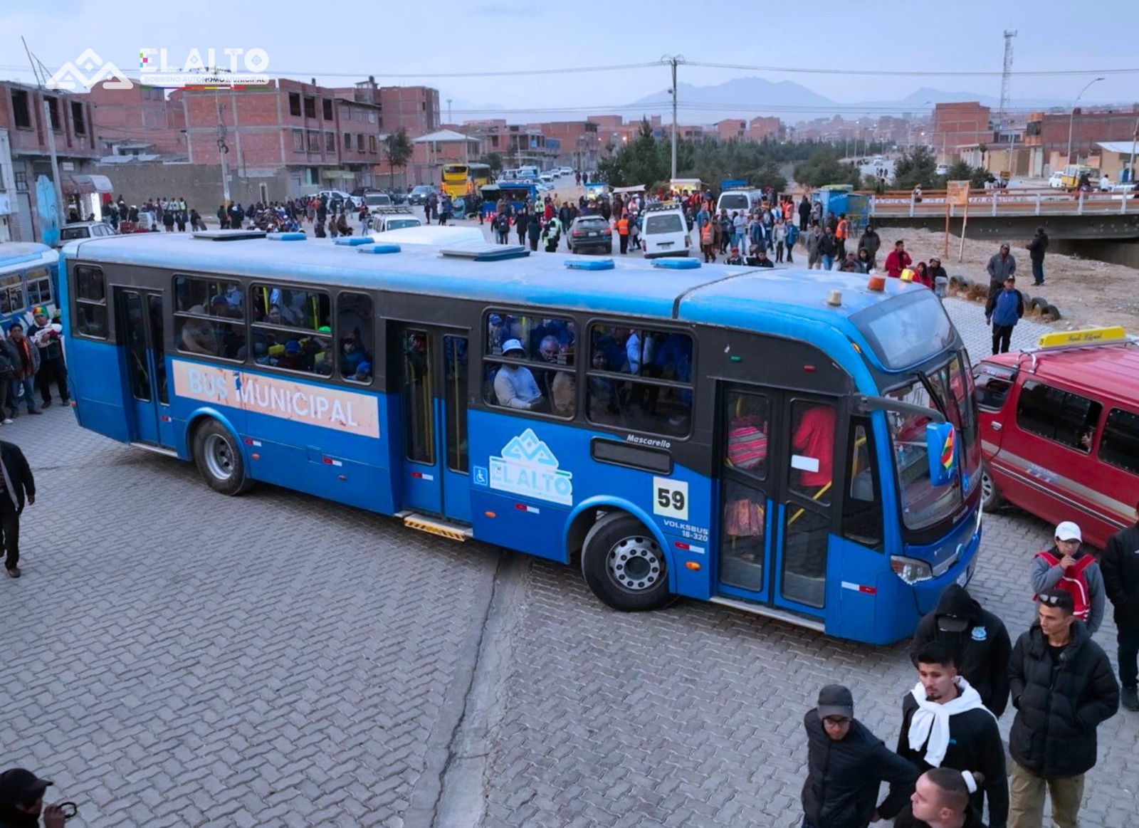 Bus municipal de El Alto. Foto: GAMEA.