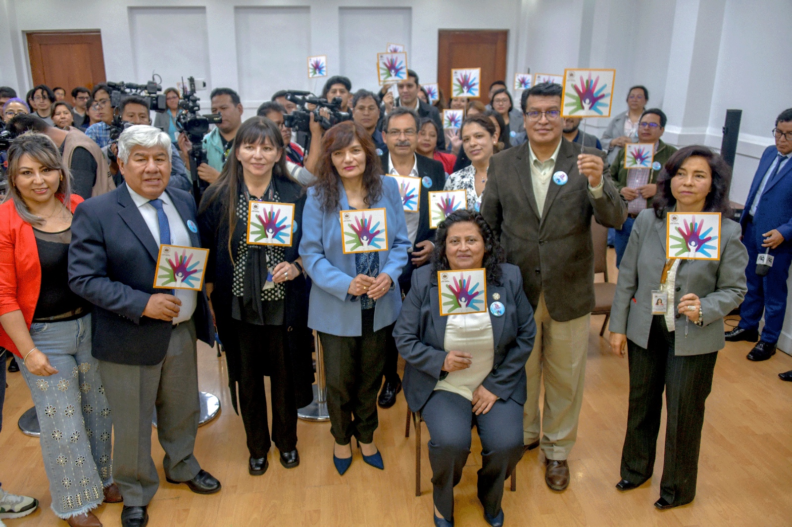 Conmemoración del Día Mundial de las Enfermedades Raras. Foto: Ministerio de Salud y Deportes.