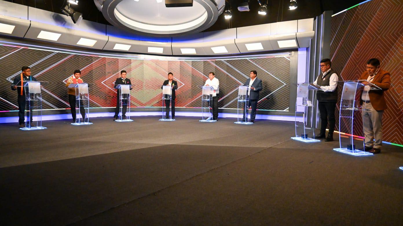 Candidatos a la Alcaldía de El Alto. Foto: TSE