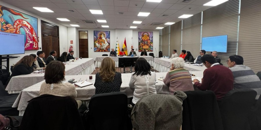 Reunión del equipo técnico para reorganización del Órgano Ejecutivo. Foto: Ministerio de Planificación.