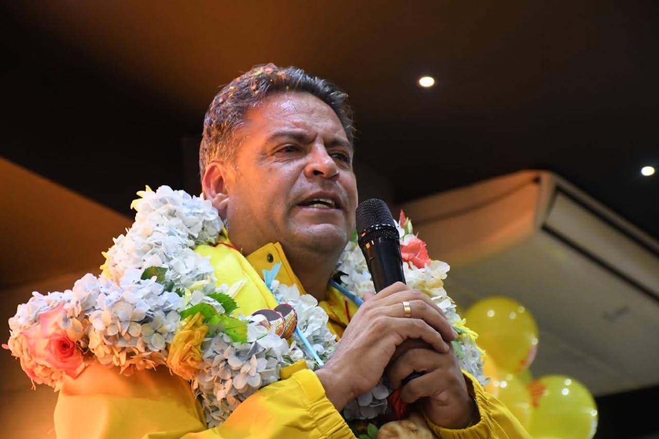 El candidato de la Alianza Patria Sol, Luis Revilla. Foto: Sol.bo