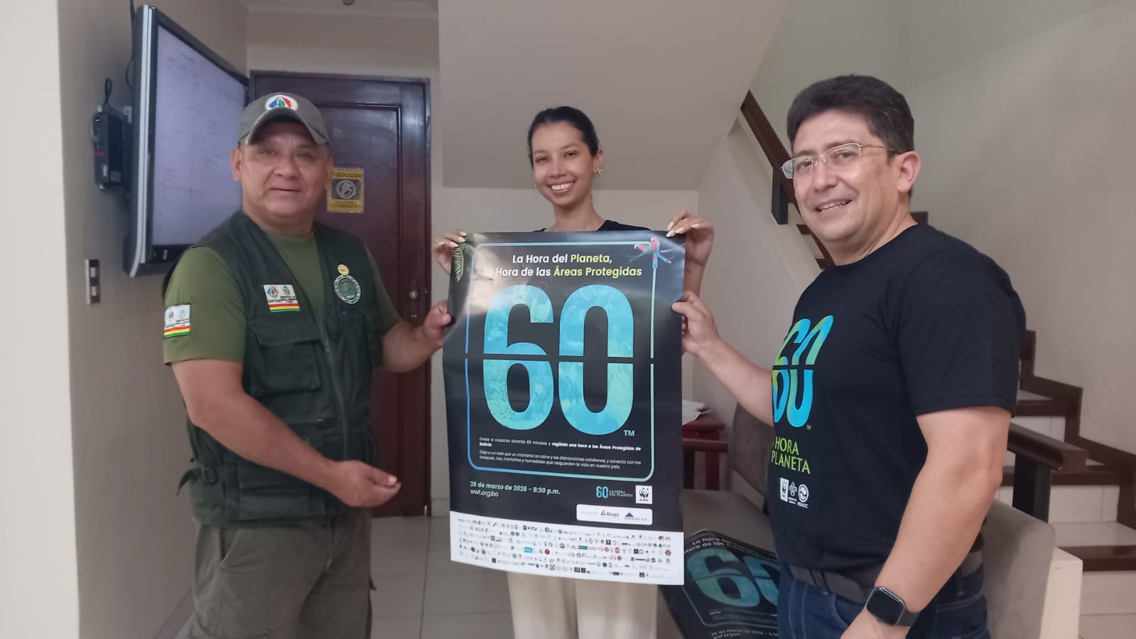 Presentación del Hora del Planeta en Bolivia en Santa Cruz. Foto: Sernap.