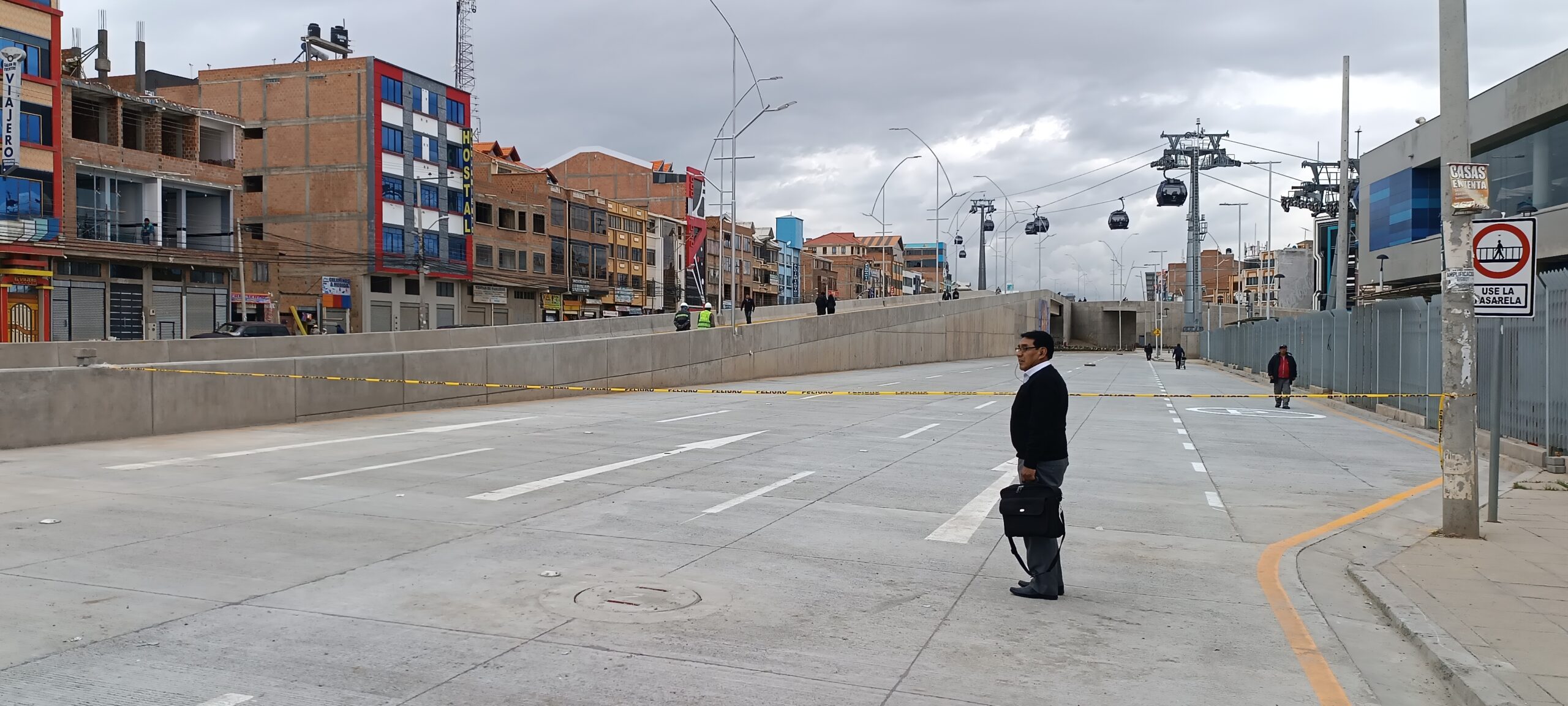 El Distribuidor Integración de Rio Seco. Foto: ABI