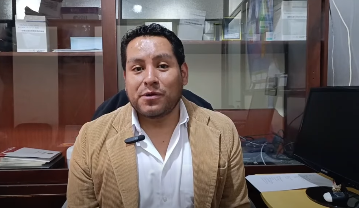 Jefe de Epidemiología del Sedes en Sucre, Julio César Siñani. Foto: Captura Sedes Sucre.
