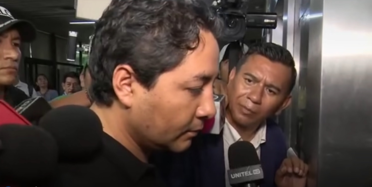Marcelo Arce fue enviado a la cárcel de Palmasola. Foto: Captura de pantalla