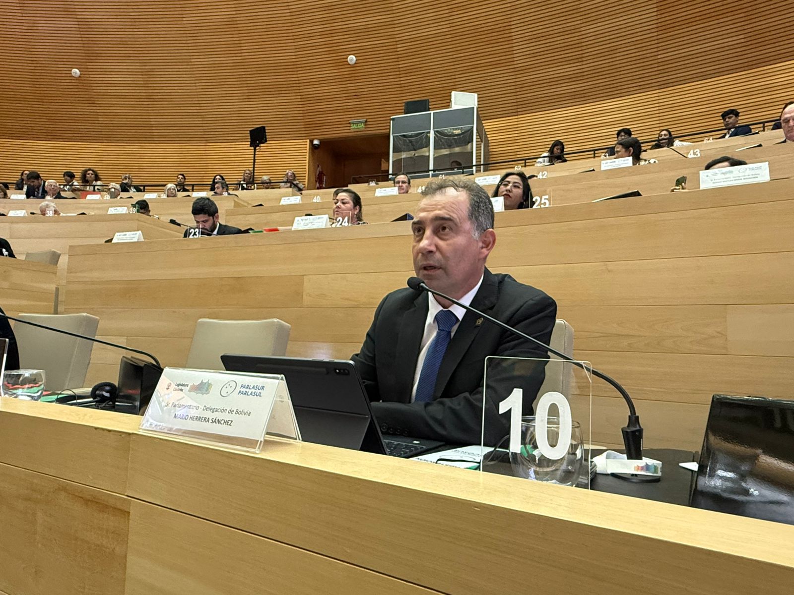 Parlamentario supraestatal, Mario Herrera Sánchez. Foto: Cortesía.