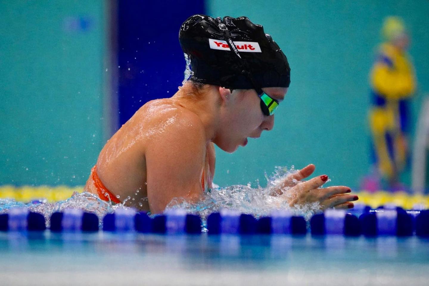 Nadadora Naiara Roca. Foto: Federación Boliviana de Deportes Acuáticos.