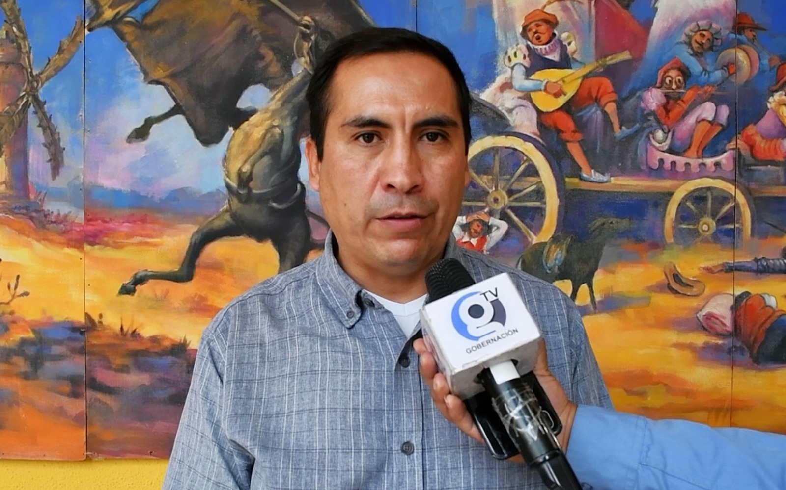 Secretario departamental de Medio Ambiente y Recursos Hídricos, Oscar Zelada. Foto: GADC.