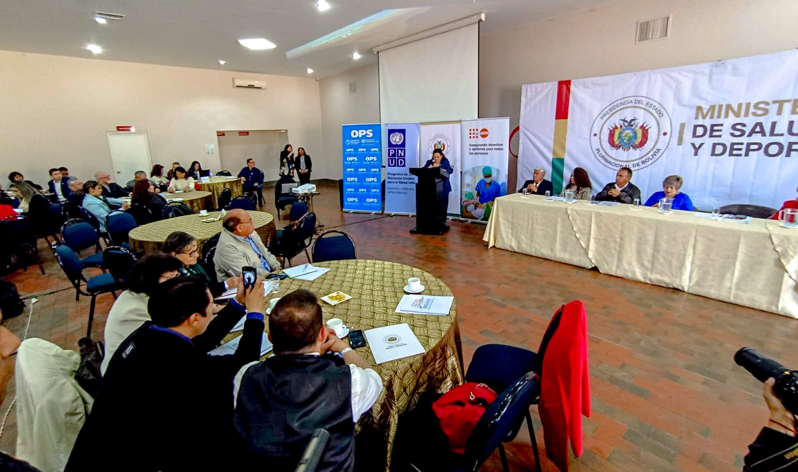 Taller nacional de Consulta para el Diseño del Plan Sectorial de Desarrollo Integral de Salud 2026 –2030 en La Paz. Foto: Ministerio de Salud y Deportes.