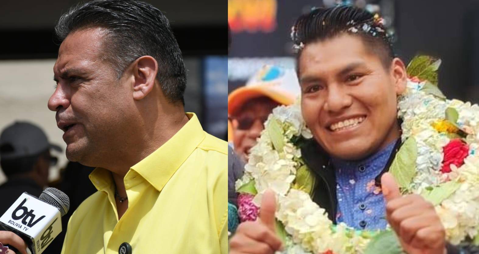 Luis Revilla y René Yahuasi, candidatos a la Gobernación.