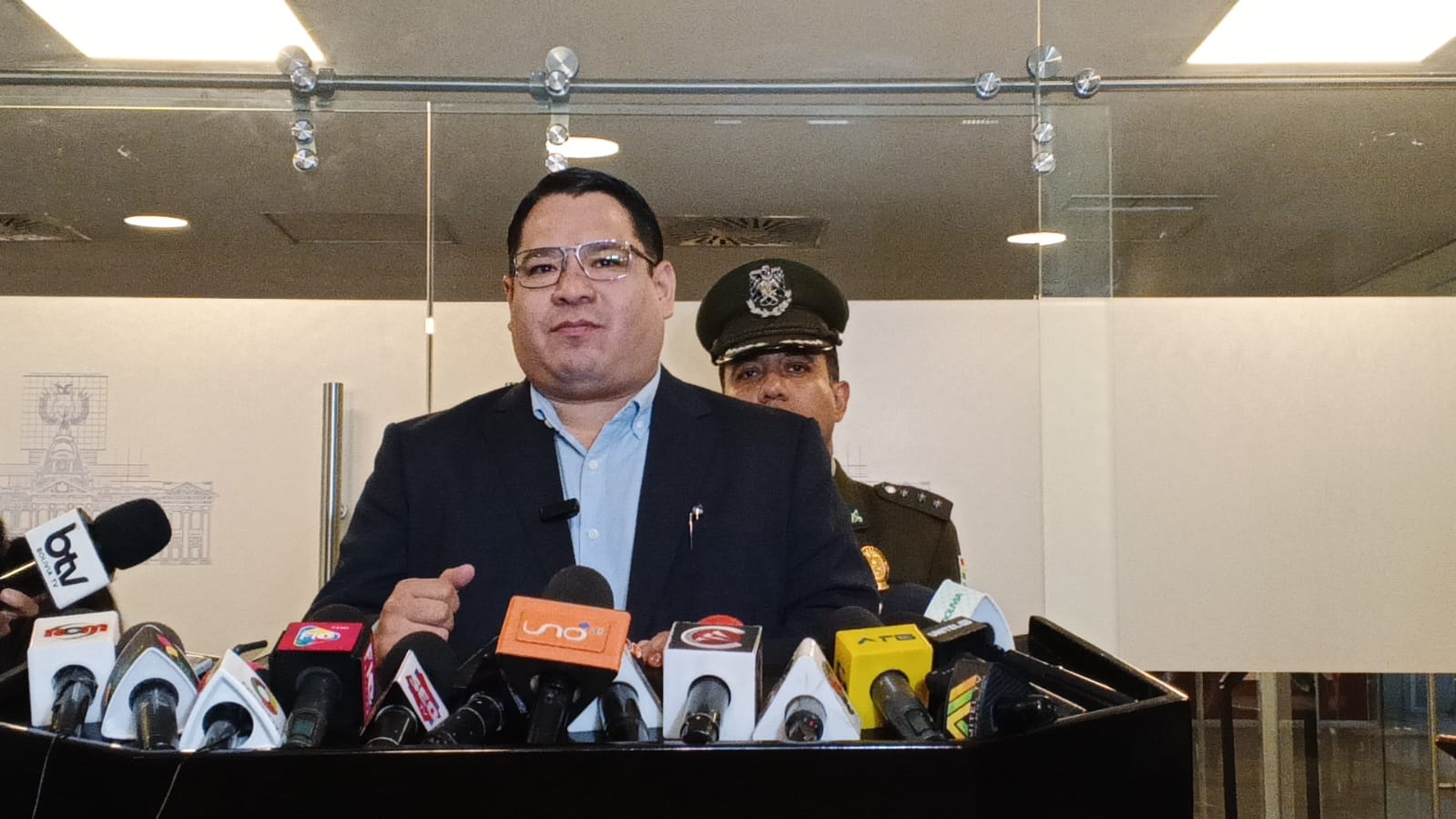 Fiscal General del Estado, Róger Mariaca. Foto: Fiscalía General del Estado.