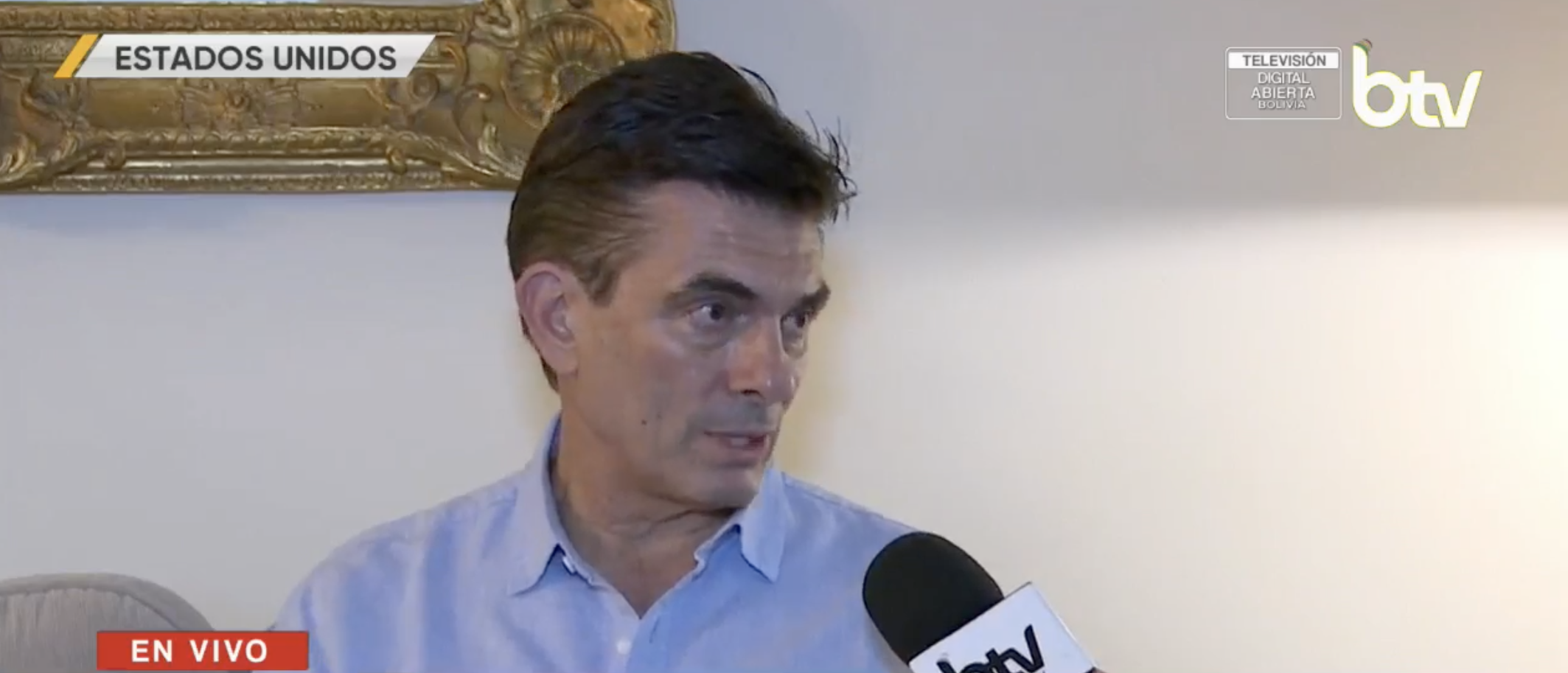 Presidente de Bolivia, Rodrigo Paz, en entrevista con Bolivia TV.