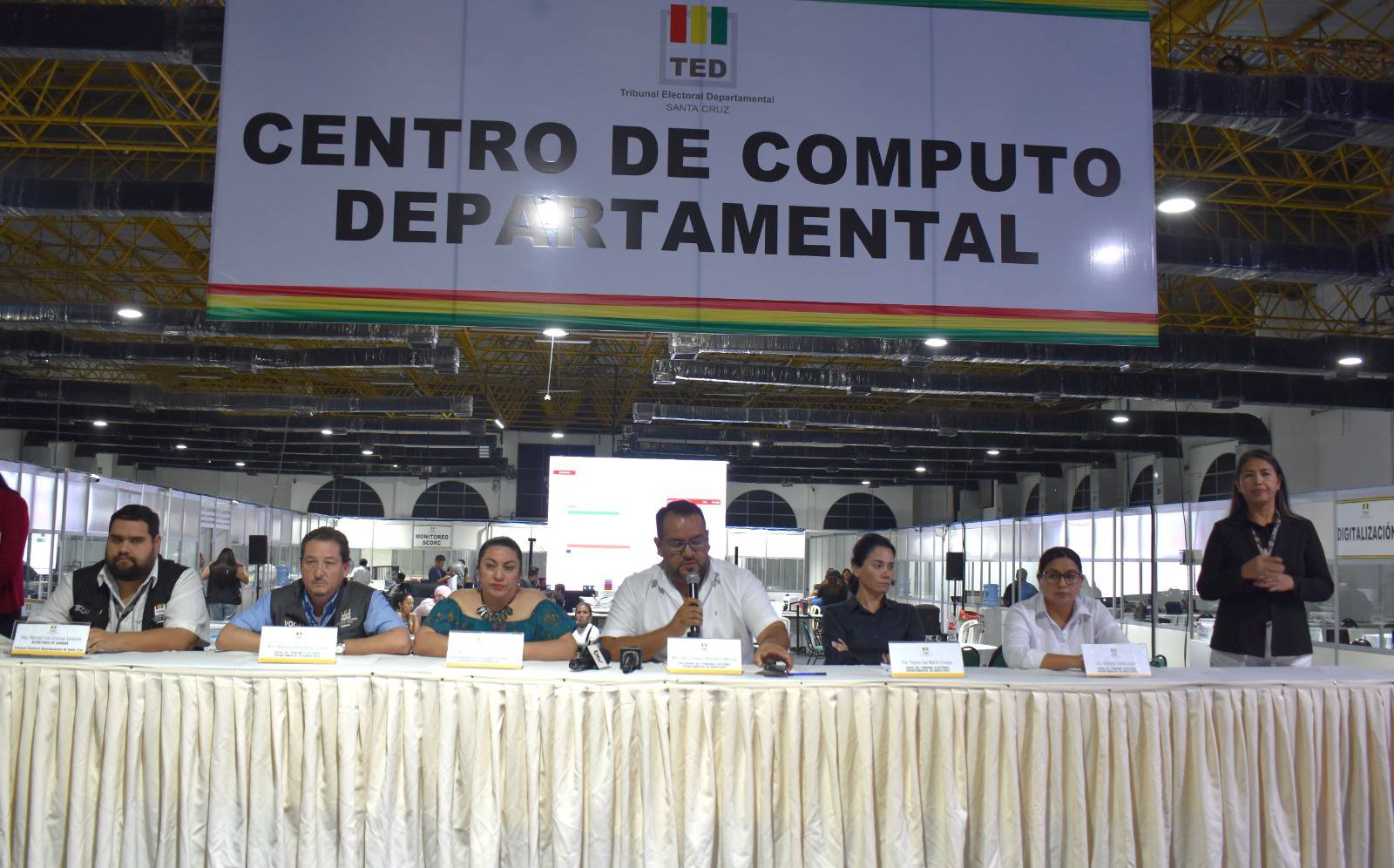 Tribunal Electoral Departamental de Santa Cruz. Foto: TED Santa Cruz.