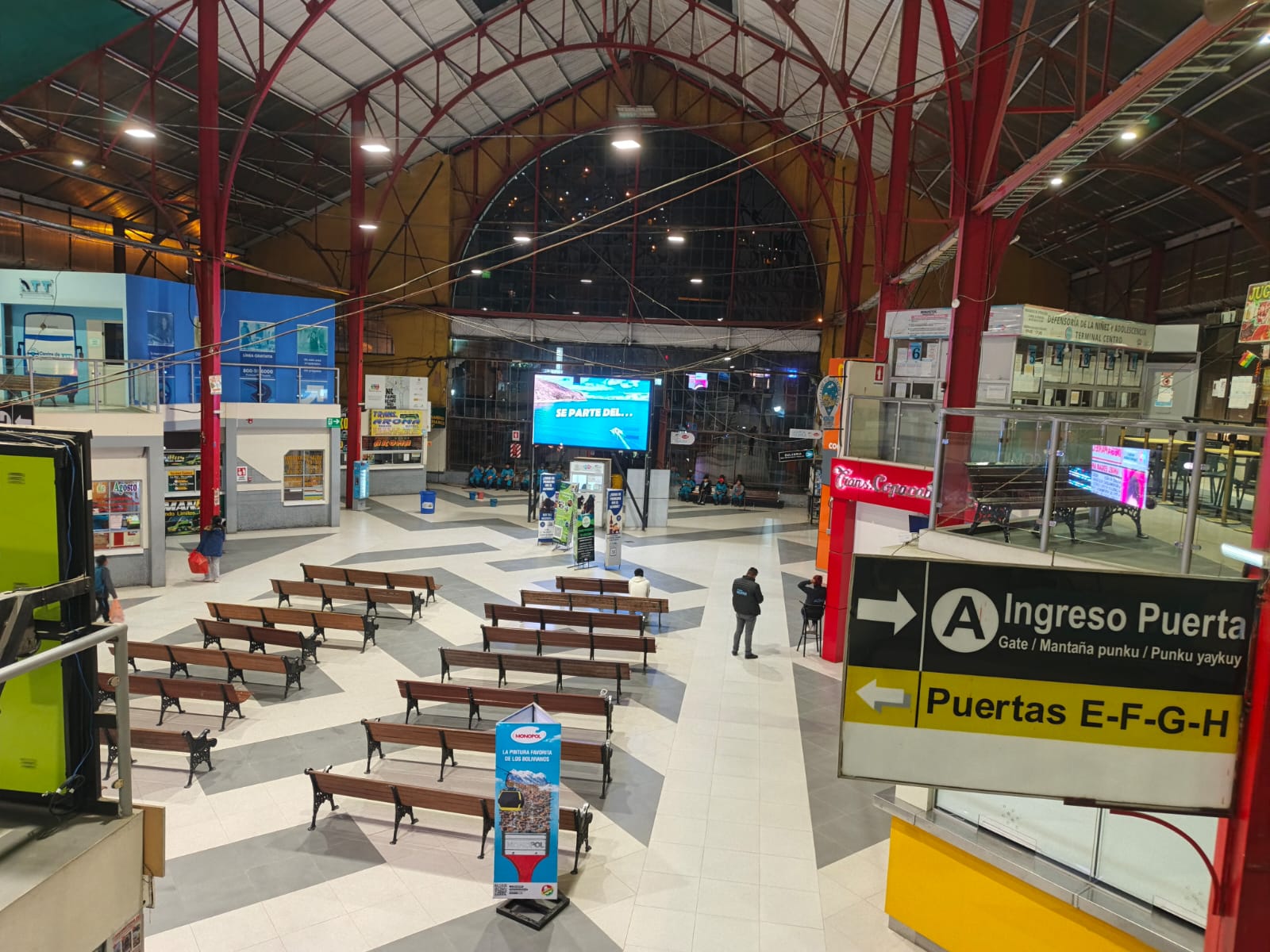 Terminal de Buses de La Paz cumple Auto de Buen Gobierno por elecciones subnacionales. Foto: Terminal de Buses La Paz.