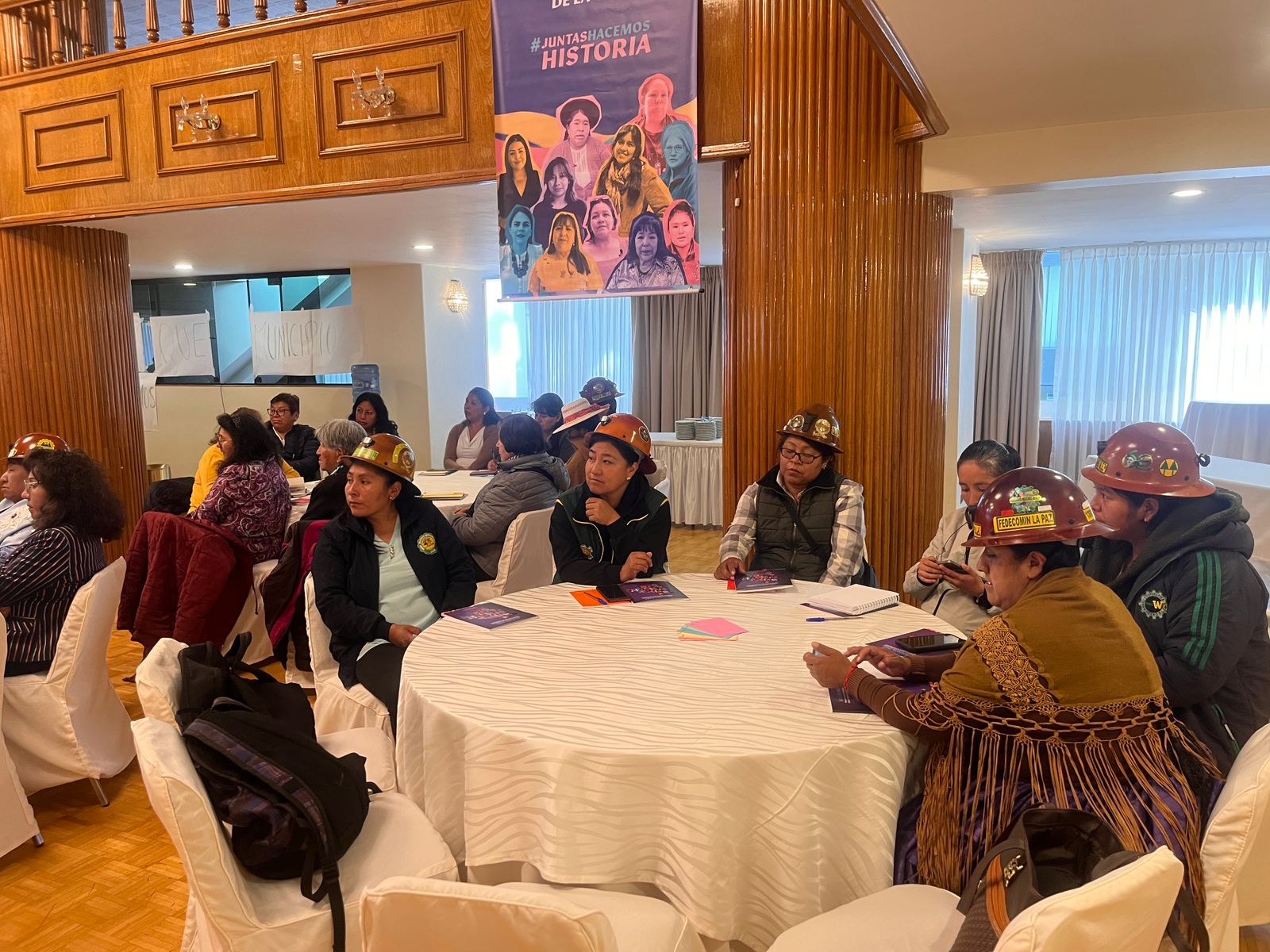 El Encuentro Municipal de Mujeres de La Paz buscó aportar insumos concretos al debate electoral.