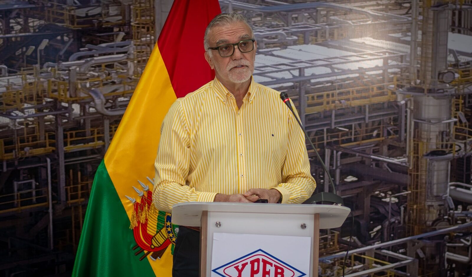 Raúl Giraudo, gerente general de YPFB Andina S.A.