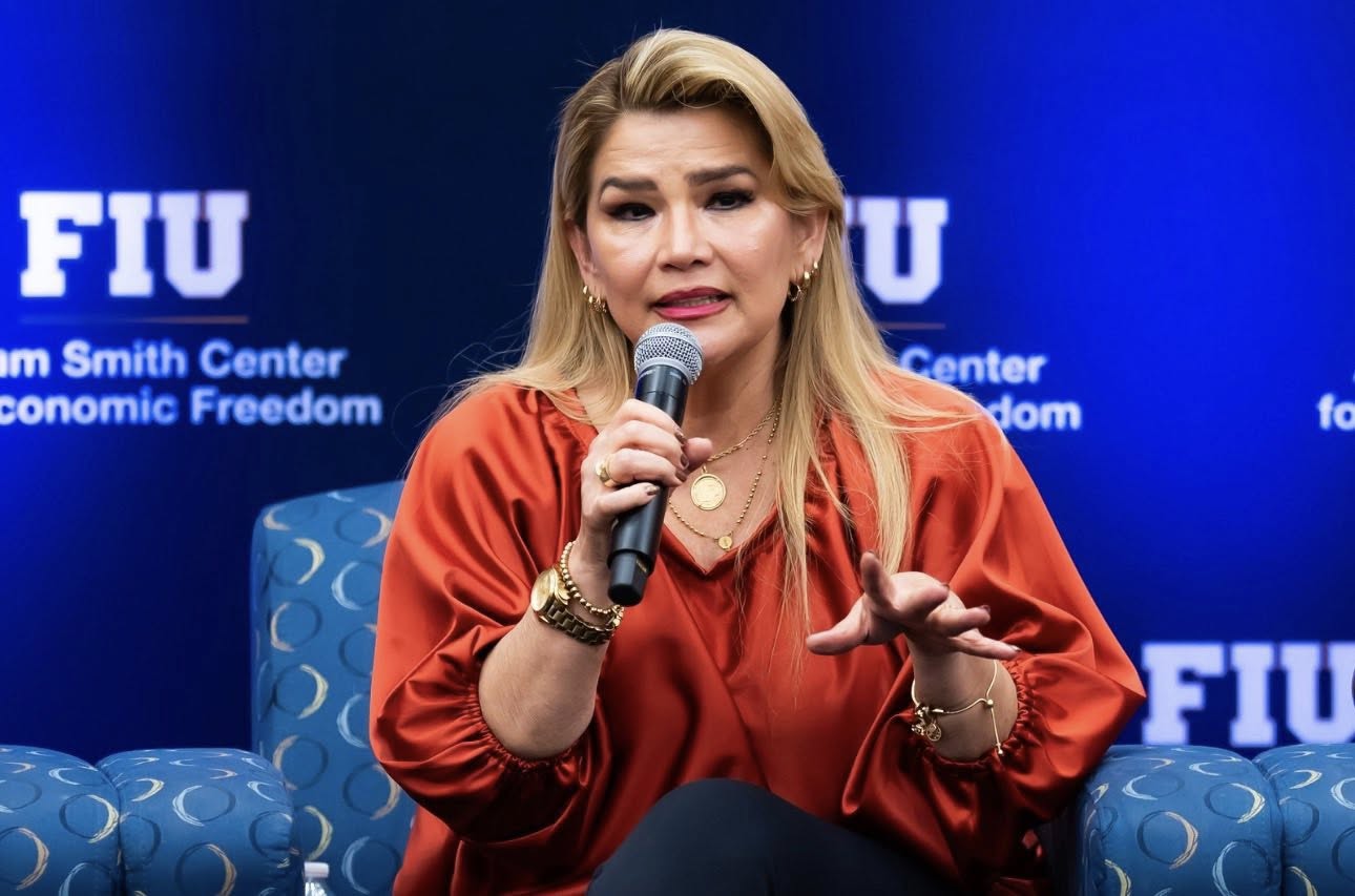 La expresidenta Jeanine Áñez.