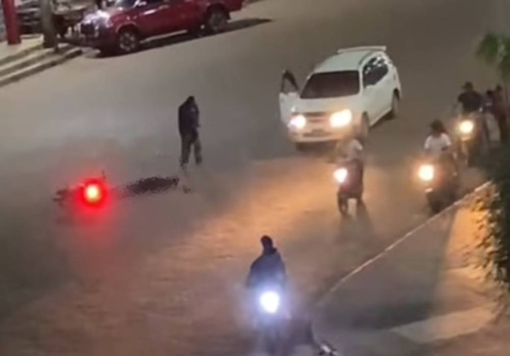 Asesinato de un hombre en Guayaramerín. Foto: captura video