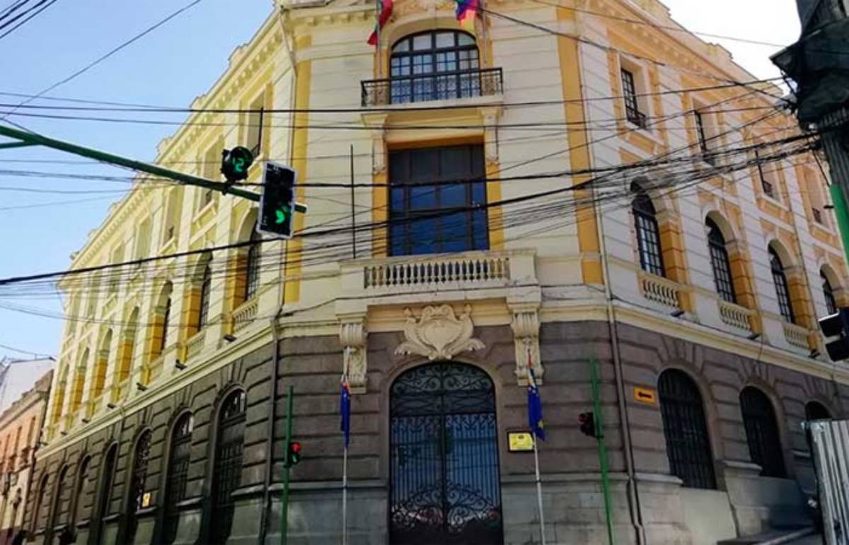 Frontis de la Cancillería. Foto: internet