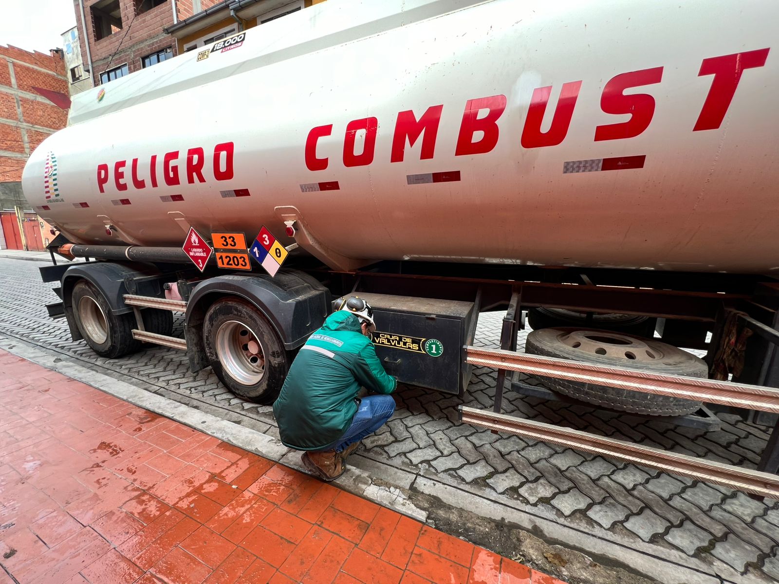 La cisterna interceptada. Foto: ANH