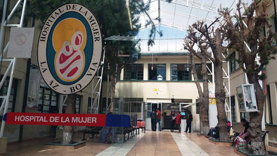 Imagen referencial del Hospital de la Mujer en La Paz.