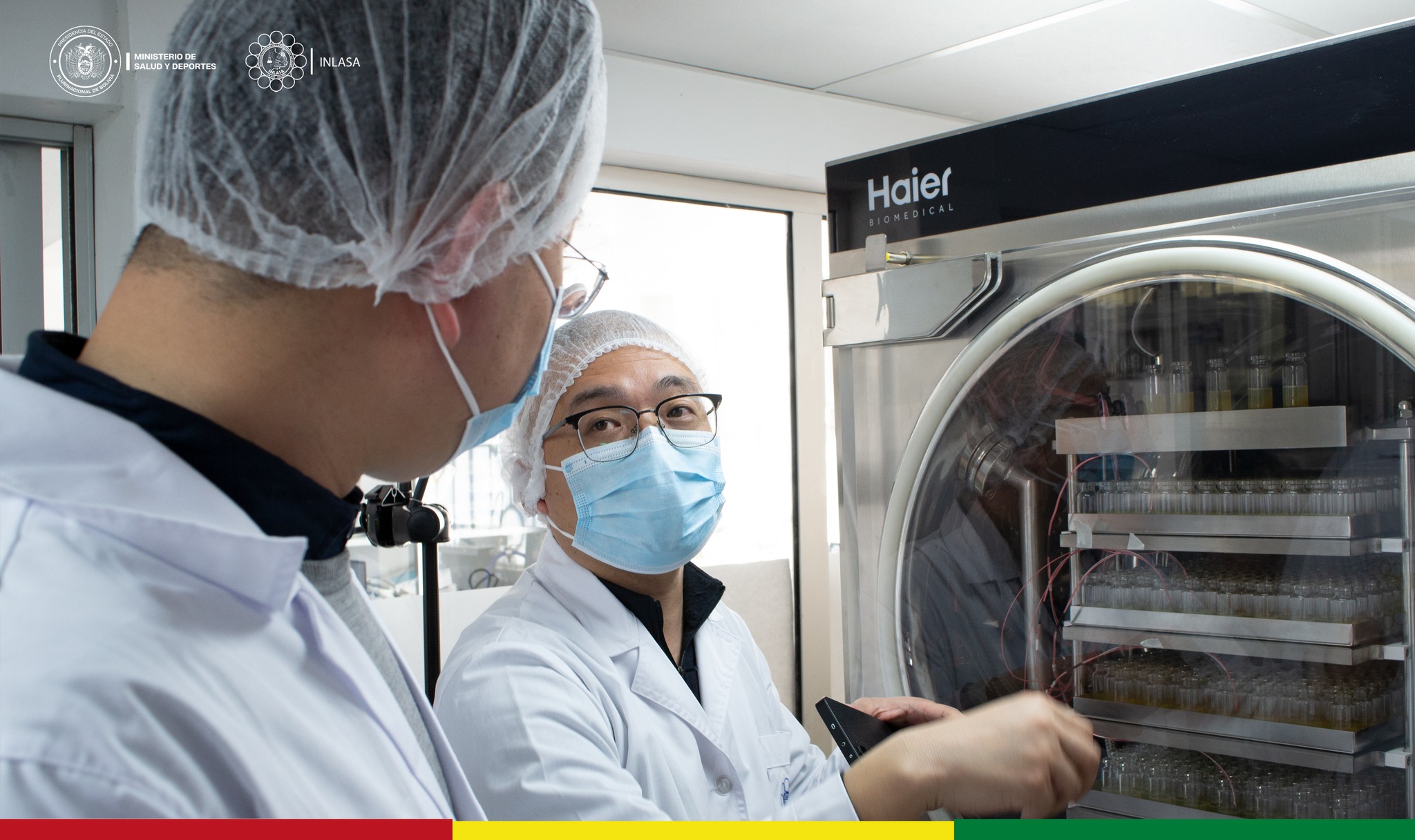 Jornada de capacitación especializada en procesos de liofilización del Inlasa. Foto: Inlasa.