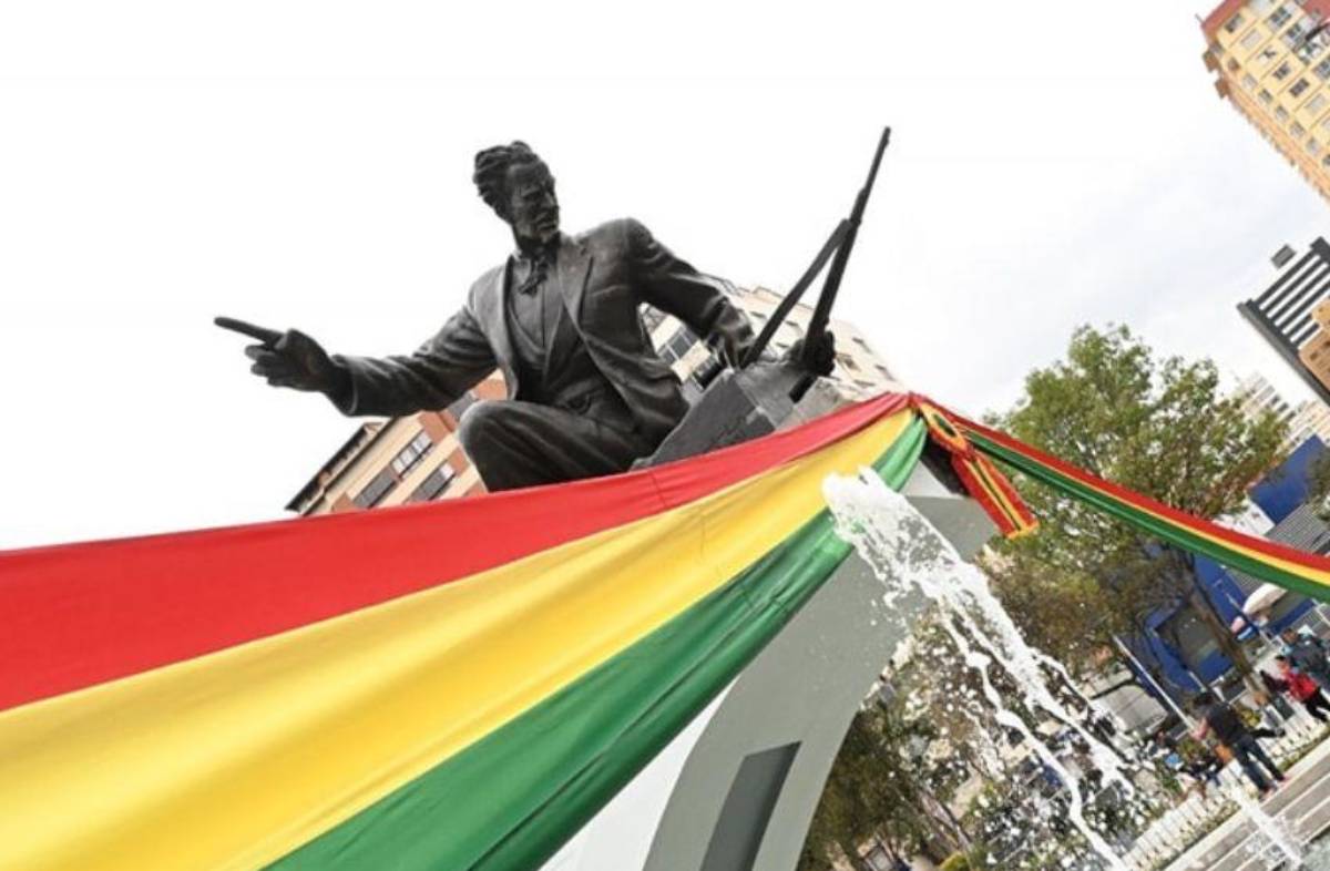 Plaza Abaroa en la sede de gobierno. Foto: archivo