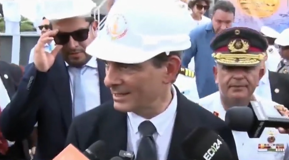 El presidente Rodrigo Paz en contacto con los medios. Foto: captura video