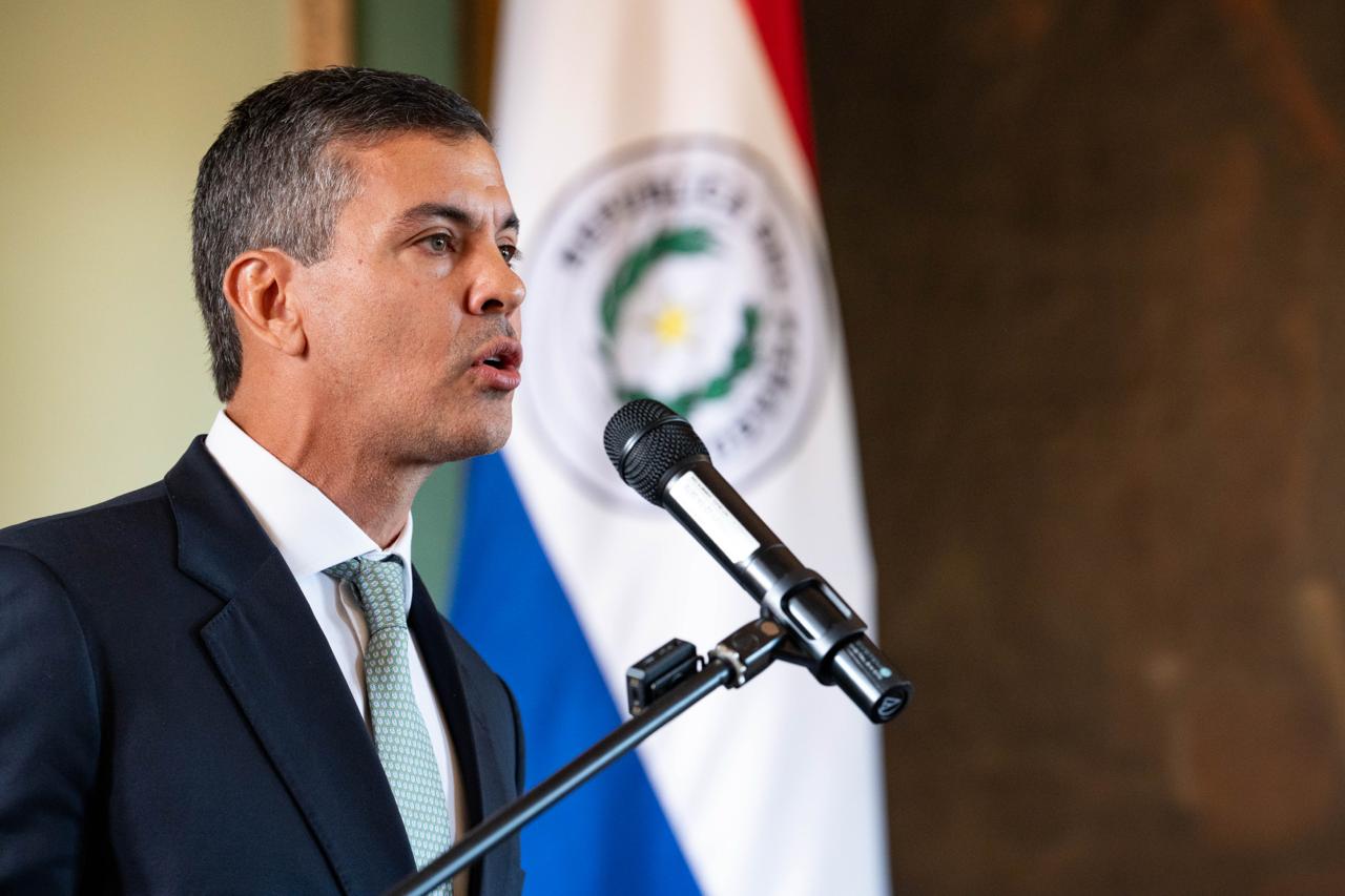 El presidente de Paraguay, Santiago Peña. Foto: Presidencia Paraguay