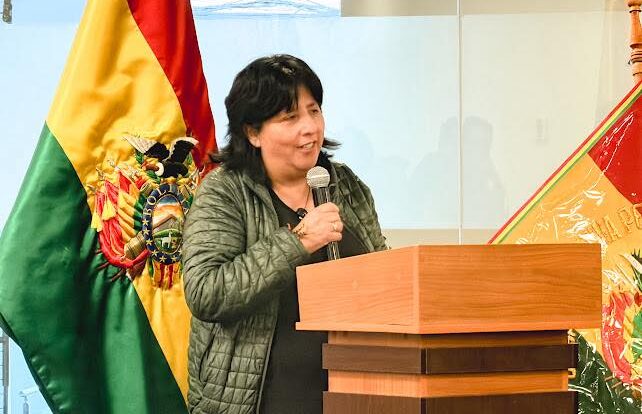 La diputada Claudia Bilbao. Foto: Archivo/Brigada Parlamentaria de La Paz.