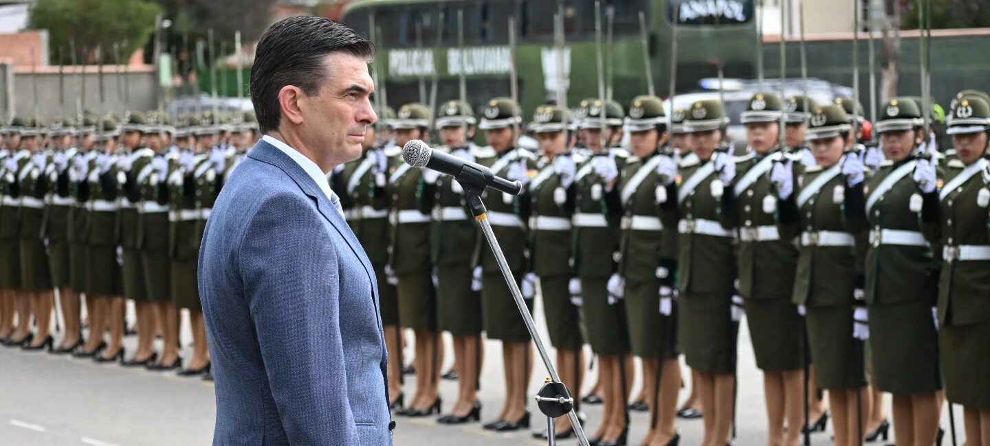 El presidente Rodrigo Paz, en una visita a la Anapol en La Paz. Foto: Rodrigo Paz.