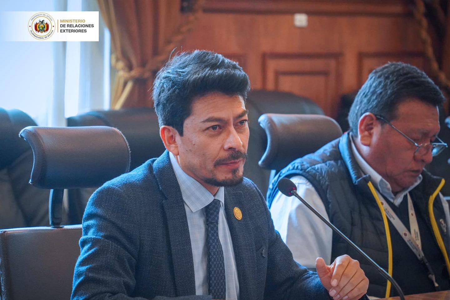 Ministro de Relaciones Exteriores, Fernando Aramayo.