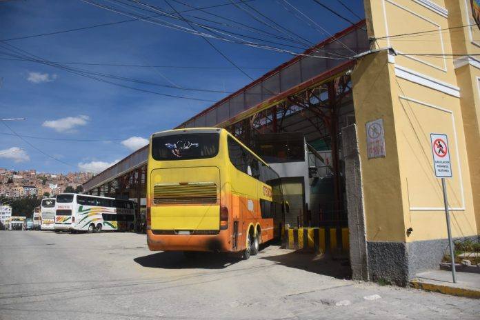 La Terminal de Buses de La Paz. Foto: AMUN.