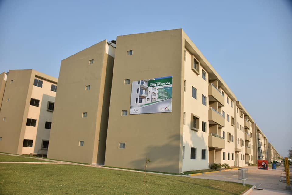 Condominios Alto de Cotoca, ubicados en la carretera Cotoca Km7. Foto: MOPSV.
