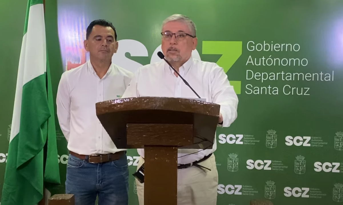 El director del Sedes Santa Cruz, Julio César Koca. Foto: Captura.