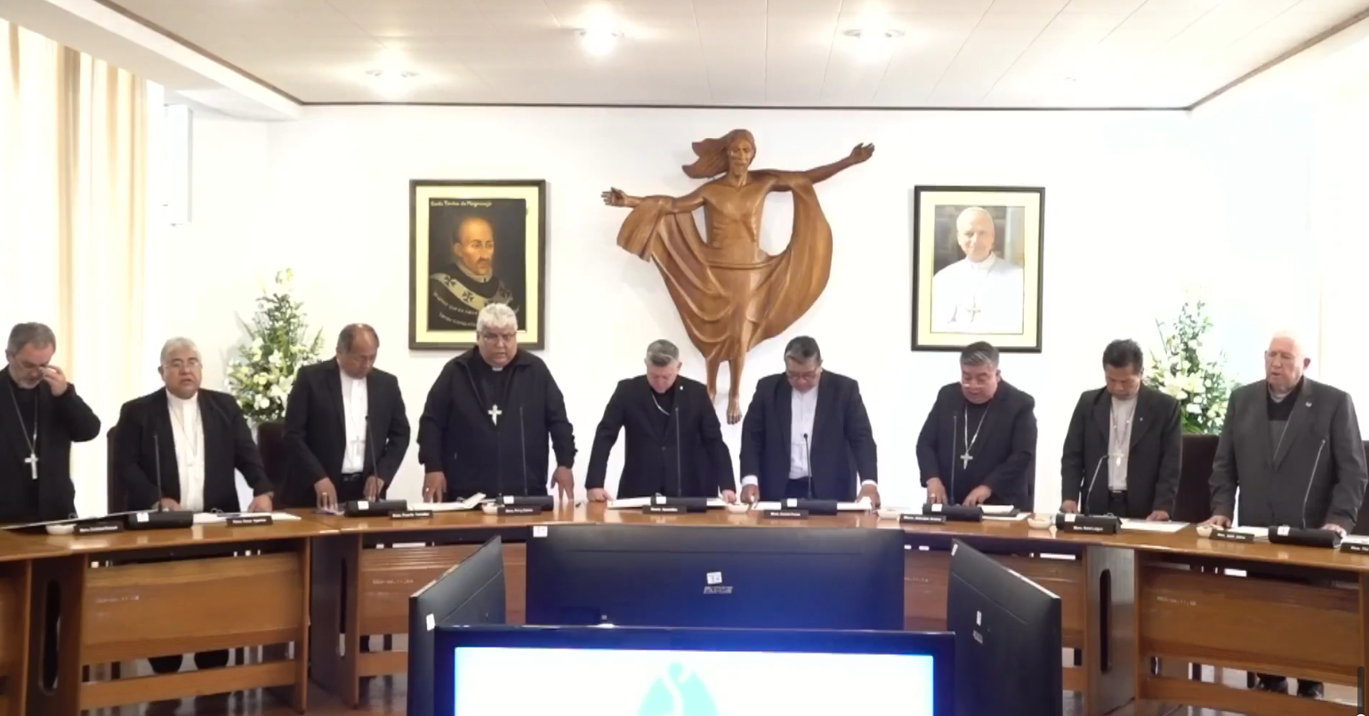 Inauguración de la CXVIII Asamblea de Obispos de Bolivia en Cochabamba. Foto: Captura.